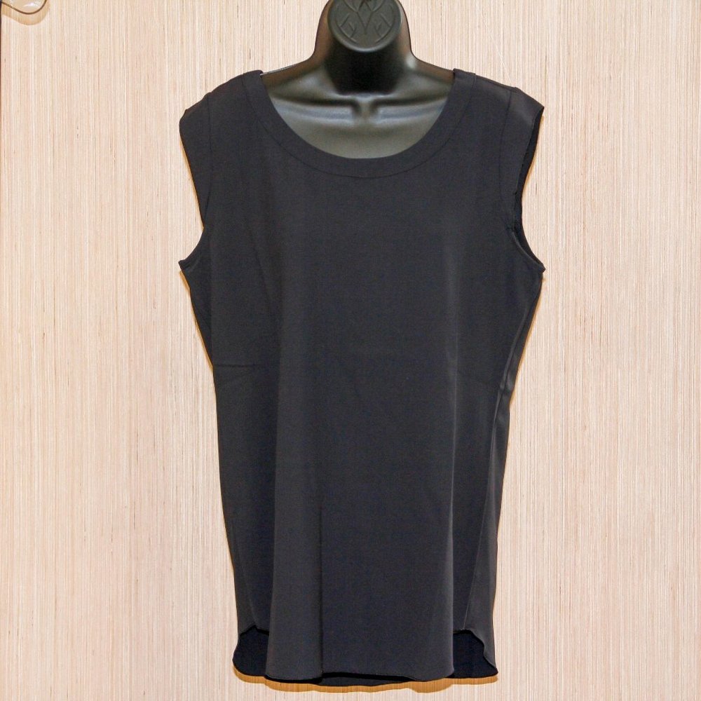 Daily/Ritual Women's Cap-Sleeve Shell 12 - Black